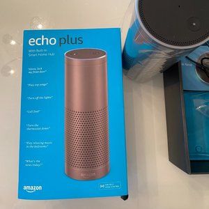 Amazon's Echo Plus 1st Generation Smart Speaker Alexa Bluetooth